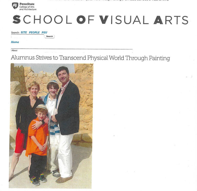 Penn State alumnus strives to transcend physical world through painting